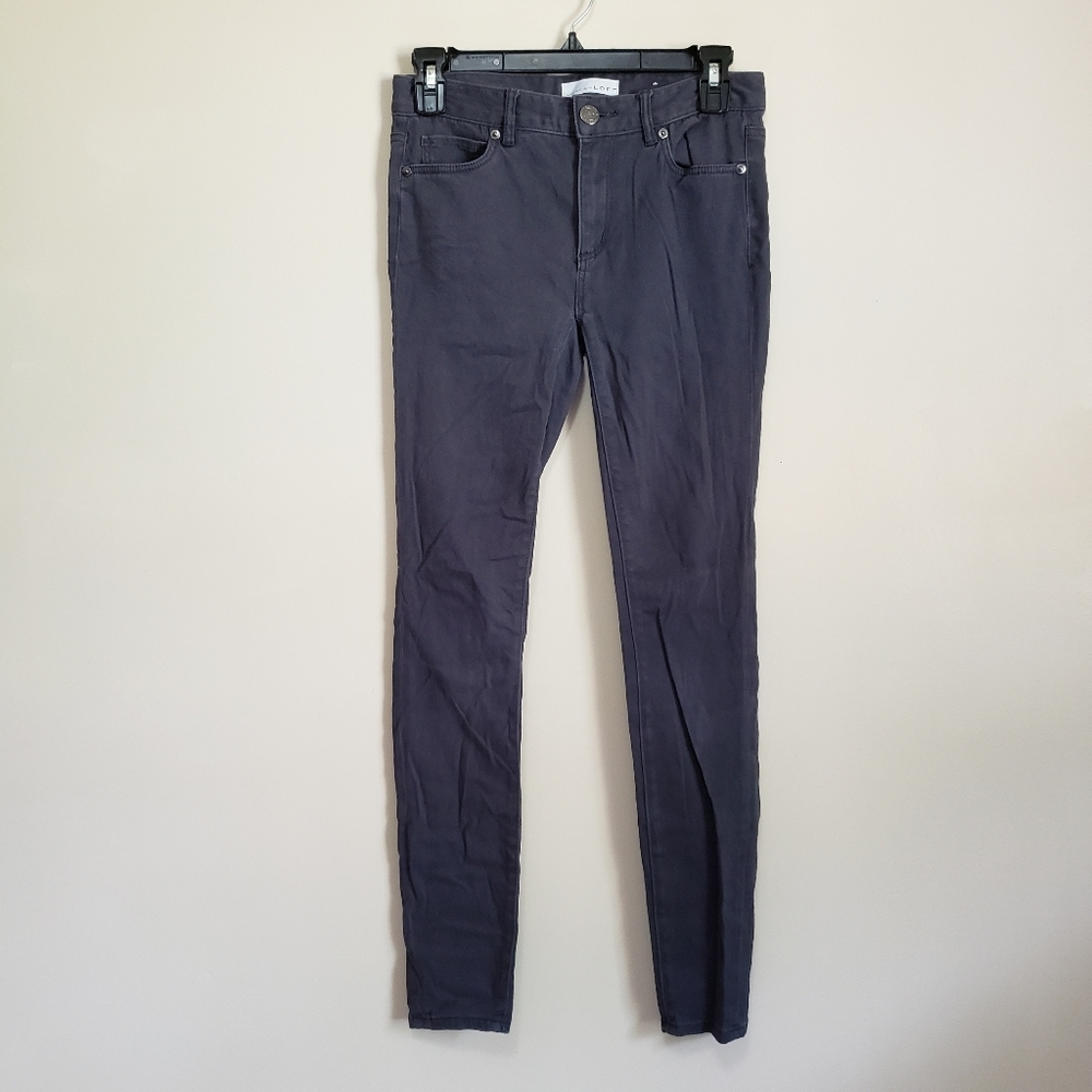 Loft Legging Jean Mid Rise Gray 24
